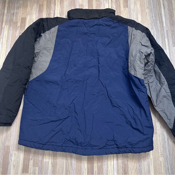 Columbia Omni-Shield Insulated Waterproof Coat in Navy/Black/Gray Men’s XL - Picture 10 of 12